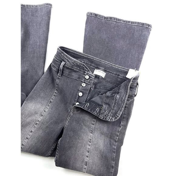 Free People We The Free After Dark Mid-Rise Flare Jeans - Picture 6 of 8